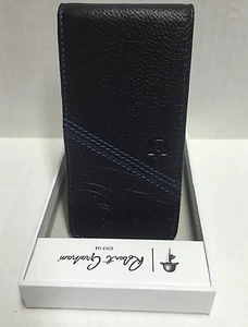 ROBERT GRAHAM Leather Black Apple iPhone 5 5S 5SE Wallet Case Credit Card ID $98 - Picture 1 of 7