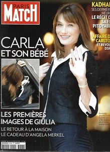 PARIS MATCH Nr. 3258 26.10.2011 Carla Bruni_Gaddafis Tod_Steve Jobs_M.Bellucci - Bild 1 von 1