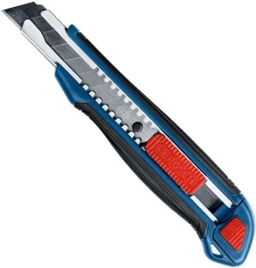 Bosch Professional Cutter Messer (18 mm Klinge) Soft-Grip-Struktur, Blau - Bild 1 von 4