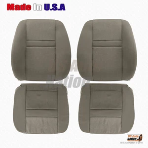 2006 2007 2008 2009 Fits Dodge Ram Driver Passenger Cloth Seat Cover Khaki Tan - Picture 1 of 59