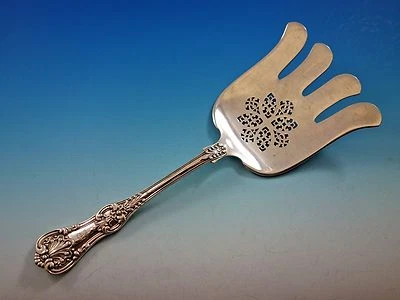 Tenedor para servir espárragos de plata esterlina English King by Tiffany and Co 9 1/2" Foto 1 de 4