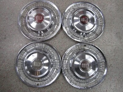 OEM 1955-1957 15" Buick Roadmaster Electra 225 LeSabre Wheel Covers Set (4) - Image 1 of 4