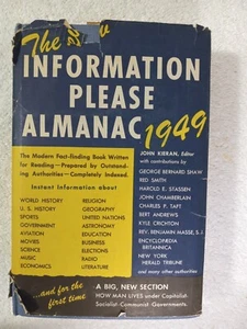 1949 Information Please Almanac Edited By John Kieran History Religion Sports - Bild 1 von 13