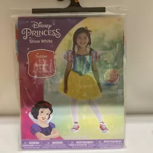 Girls Halloween Costume Disney Princess Snow White Size 3-4 - Picture 1 of 5