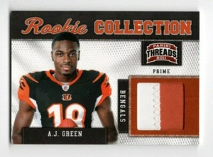A J Green 2011 Panini Threads Rookie Collection Matls Prime (jersey) #1 (46/50) - Picture 1 of 2