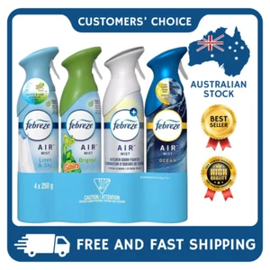 NEW Febreze Air Mist Effects Air Freshener Spray 4-Pack Collection - FREE AU - Picture 1 of 5