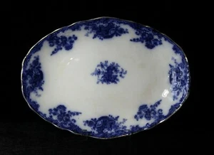 Antique c. 1907 Flow Blue Royal Staffordshire Wilkinson Arcadia Platter 14 1/2" - Picture 1 of 5