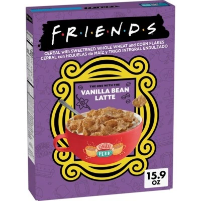 Friends Cereal -The One with the Vanilla Bean Latte Central Perk - 1 caixa - Imagem 1 de 4