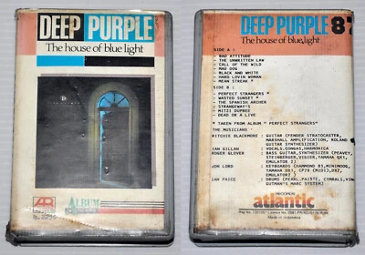 Indonesian Press DEEP PURPLE The House Of Blue Light Type I SAUDI Cassette TAPE - Image 1 of 4
