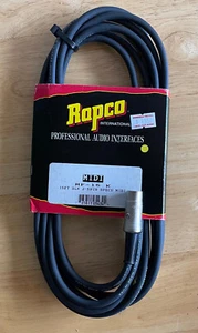 Rapco Midi 15 ft. 2-5pin Professional Audio Interface Cable MF-15.K Black New - Picture 1 of 3