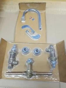 T&S Brass B-0865-04L Lavatory Faucet 12 Inch Centers - Picture 1 of 6