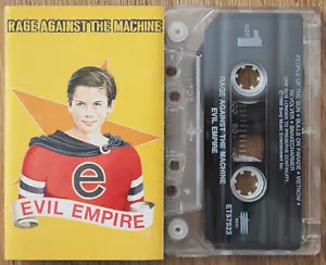 RAGE AGAINST THE MACHINE - EVIL EMPIRE (EPIC ET57523) 1996 USA CASSETTE TAPE - Picture 1 of 3