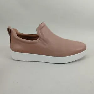 Fitflop Zapatos Mujer 9 Cuero Rosa Polvoriento Sin Cordones Entrenadores Planos Cómodos Caminar - Imagen 1 de 12