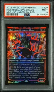 Hidetsugu Devouring Chaos Neon Ink Red Green Blue Yellow SET PSA 9 & 10 LOT MTG - Picture 1 of 8