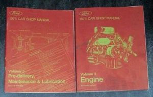 Dos 1974 servicio de fábrica (tienda) manual volúmenes dos y cinco - Imagen 1 de 1