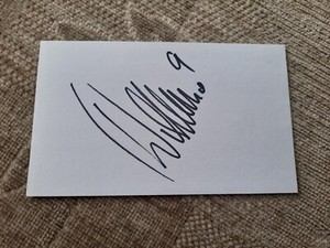 Signed Dean Windass Ex Hull City, Aberdeen, Bradford City Football White Card