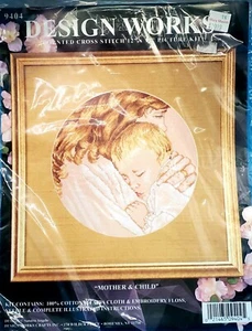 Design Works gezähltes Kreuzstich-Set "Mutter & Kind" Nr. 9404 - Bild 1 von 4