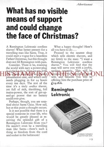 Remington LEKTRONIC Cordless Dry Razor Shaving ADVERT (2) 1967 Print Ad 703/47 - Picture 1 of 1