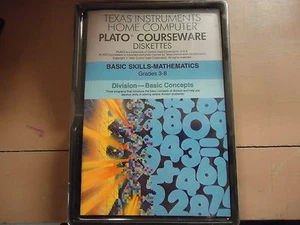 NOS NEW TI-99/4A PLATO MATHEMATICS DIVISION BASIC CONCEPTS PHD 5210 - Picture 1 of 5