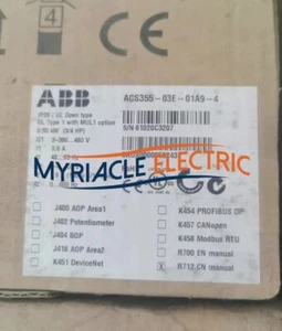 ACS355-03E-01A9-4 brand new ABB frequency converter with box, free shipping - Picture 1 of 7