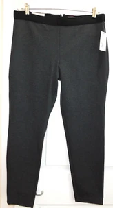 MAISON JULES Charcoal Heather GRAY STRETCH ankle SLIM Leggings PANTS XXL NWT - Picture 1 of 4
