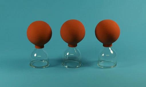 Set di 3 coppette con sfera 3 x 40 mm, vetro coppette, bicchieri coppette vetro originale Lauschaer - Immagine 1 di 1