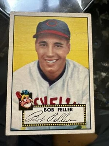 1952 Topps Baseball #88 Bob Feller Dead Centered Creased Beauty Legend Indians - Picture 1 of 21