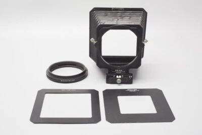 Hasselblad 50-70 Lente Profesional Tono Fuelle Capucha con 60 Anillo Adaptador 2 Máscaras Foto 1 de 4