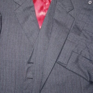 Traje Luigi Bilella Para Hombres 42R 36x30 HECHO A MEDIDA Chaleco Entrevista Años 80 DE COLECCIÓN EE. UU. - Imagen 1 de 15