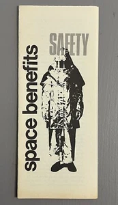 NASA Space Program Brochure Pamphlet Space Benefits Safety 1972 - Picture 1 of 3