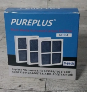 NEW PUREPLUS Multi-Media Activated Carbon Air Filters AF004 - 3 Pack Kenmore LG - Picture 1 of 3