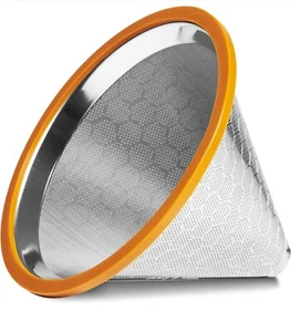 Willow & Everett Reusable Pour Over Coffee Filter, Paperless, Dripper stainless - Picture 1 of 6