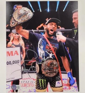 A.J. McKee signed 8x10 Photo Bellator MMA autograph ~ Beckett BAS - Picture 1 of 3