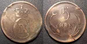 Dänemark - Christian IX. - 5 Øre 1874 - KM#794 - Bild 1 von 1