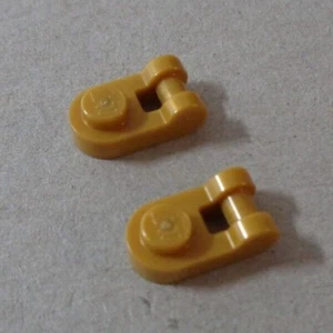 Lego Parts Spares 6212377 - 26047 Plate 1x1 Modified With Handle Gold x2 - Picture 1 of 1