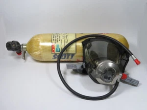 Scott 802260-02 Air Pressure Tank and Mask Regulator Assembly USED - Picture 1 of 8