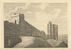 Blick auf den Neuen, oder Wasserturm, bei Chester 1777 altes antikes Druckbild - Bild 1 von 1