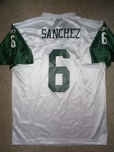 ($50) REEBOK New York NY Jets MARK SANCHEZ nfl Jersey YOUTH KIDS BOYS (xl) - Picture 1 of 3
