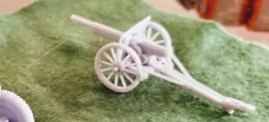 HO Scale/1:87th French Resin M1897 75mm Field Gun with Wooden Wheels - Picture 1 of 1