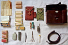 Original 1939 Schweizer Armee Erste Hilfe Sanitäter Tasche  Leder