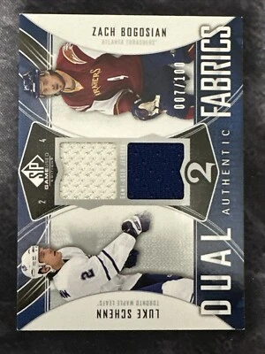 2009-10 SP Game Used Dual Authentic Fabrics /100 AF2-ZL - Schenn / Bogosian - Изображение 1 из 2