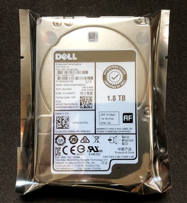 New VJ7CD DELL ENTERPRISE 1.8TB 10K 12Gbps SAS 2.5'' HARD DRIVE ST1800MM0168 - Image 1 of 2