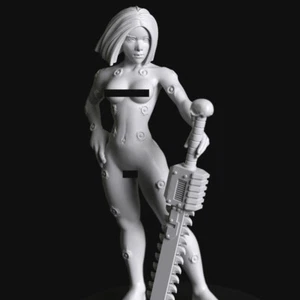 Sisters of Battle without Armour 05e - 28mm Scale Resin Miniature by Manufaktura - Picture 1 of 5