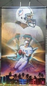 Miami Dolphins Dan Marino hängendes Rollenbanner 20"×36: - Bild 1 von 1