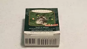 Bolsa de dinero Hallmark Keepsake miniatura 2000 peltre monopolio - Imagen 1 de 3