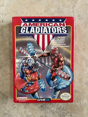 American Gladiators Nintendo NES COMPLETO NA CAIXA CIB ENVIO NO MESMO DIA - Imagem 1 de 4