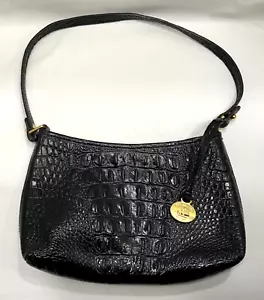 Brahmin Schultertasche schwarz Anytime Mini Melborn Krokodilleder - Bild 1 von 15