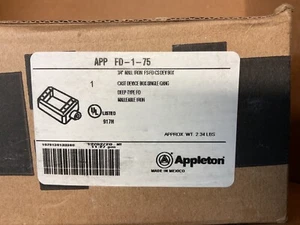 Appleton APP-FD-1-75 Mall Iron FS-FDCS Device Box - NEW in box - Picture 1 of 3