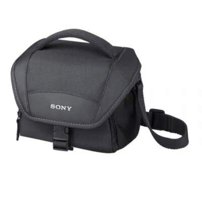[NEW] SONY Soft Carrying Case For Camcorder BLK, Model:LCS-U11 / LTD From JAPAN - Image 1 of 4