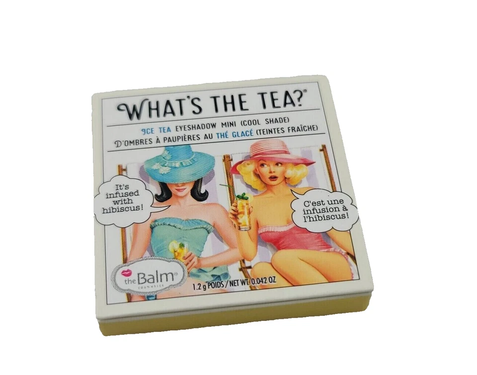 2x Sombra de ojos theBalm Mini ¿Qué es el té? Lote de 2 tamaño de viaje THE BUZZ 0,042 oz Foto 1 de 2